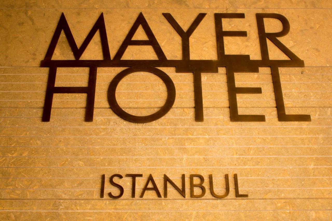 Mayer Hotel Istanboel Buitenkant foto